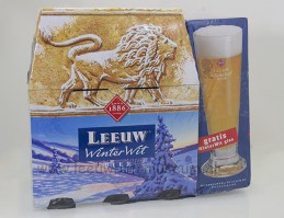 leeuw bier winterwit sixpack gratis glas